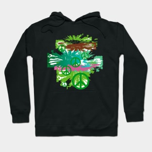 We want peace in green Hoodie